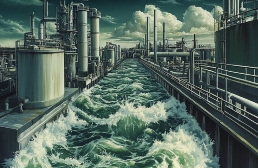 AI and the environment story icon. Click to read story